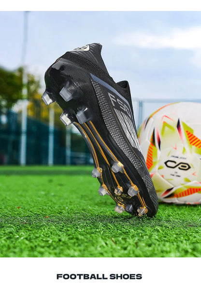 New Men's Football Boots Turf Comfortable Soccer Shoes Sport Fg Grass Cleats Futsal Non Slip Outdoor Adult Ultralight Non-Slip