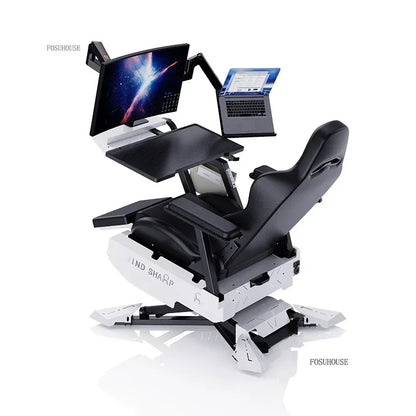 Ergonomic Gaming Chair PC Computer Racing Style Cockpit Lazy Multifunctional Long Sitting Office Home Gamer Furniture 2026