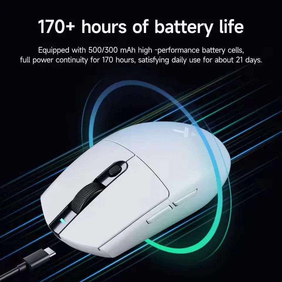 MCHOSE G3 V2 Pro trådløs gamingmus, tri-mode Bluetooth, 800mAh, genopladelig, let, tilpasset ergonomi, esportsmus