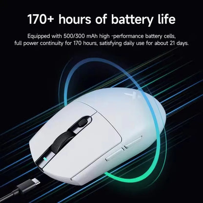 MCHOSE G3 V2 Pro trådløs gamingmus, tri-mode Bluetooth, 800mAh, genopladelig, let, tilpasset ergonomi, esportsmus