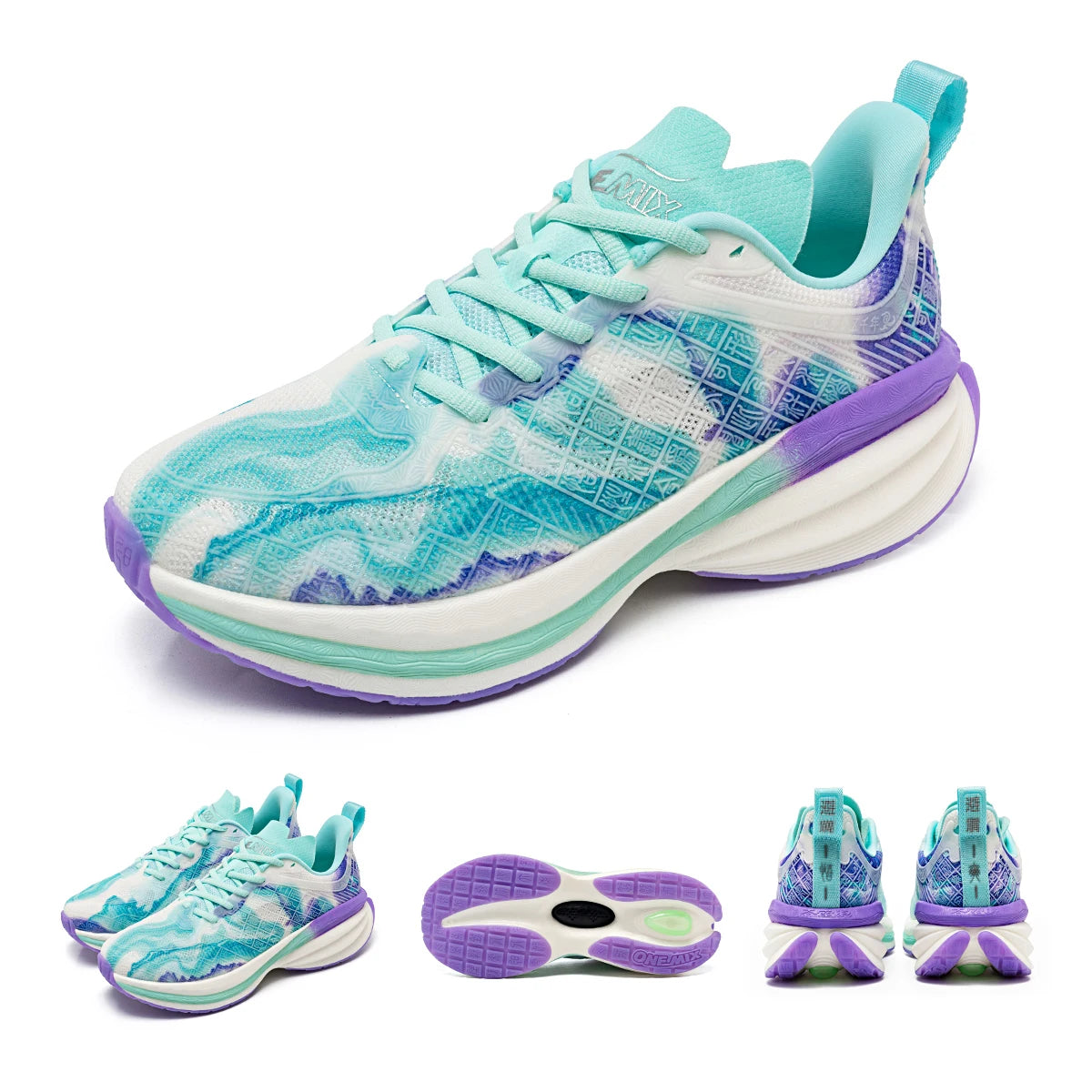 ONEMIX 2025 Scarpe sportive cinesi nuove ammortizzanti da uomo, scarpe da running antiscivolo, traspiranti e leggere per outdoor, sneaker da donna