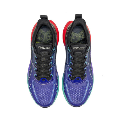 ONEMIX Nouvelles chaussures de course à amorti pour hommes, adaptées aux coureurs intensifs, à lacets, sportives, pour femmes, antidérapantes, d'extérieur, athlétiques, baskets pour hommes