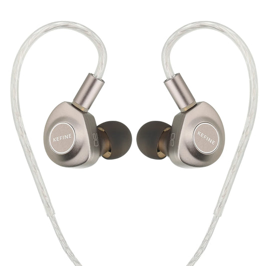 Kefine X ANELEARS Delci AE 10mm HiFi IEM Wired Earphones – DLC+PU Driver Dual Tuning In-Ear Monitors for Music & Gaming