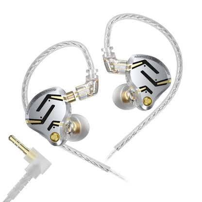 KZ ZS12 PRO 2 Hybrid IEM Earphones – HiFi Bass Wired Gaming Earbuds with Super-Linear Drivers