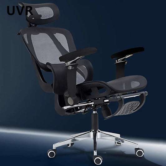 UVR Ergonomic Gaming Computer Chair with Adjustable Height, Swivel Office Chair, Comfortable Armrest Lift Chair for Home & Work