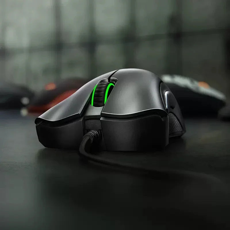 Originálna káblová herná myš Razer s optickým senzorom 6400 DPI pre notebook, optická myš s rýchlou odozvou