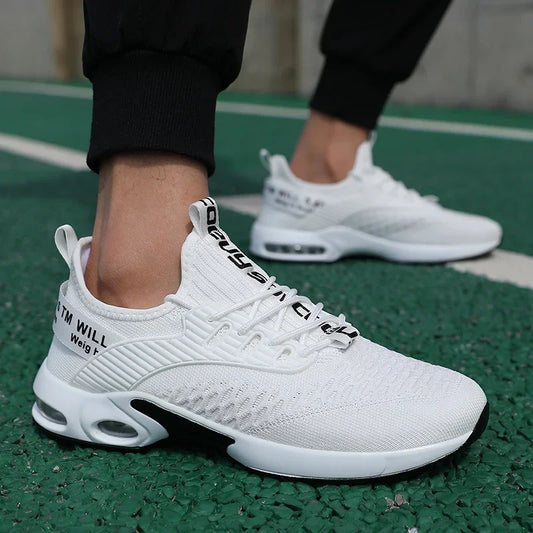 Summer Men's Shoes Mesh Casual Sports Shoes Spring Summer Shoes Tennis Lightweight Walking Black Sneakers 2025 Hot Selling Item