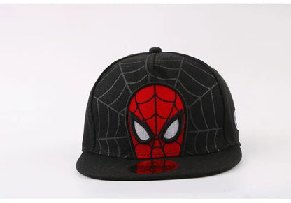 2026 HotAnime Cartoon Spiderman Hats for Kids Toddler  Baseball Cap Spring Snapback Hip Hop Adjustable Caps