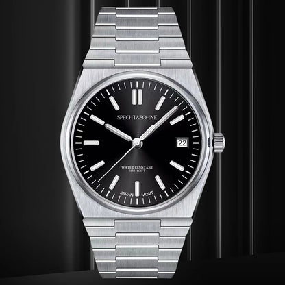 2025 New Arrivals Specht&Sohne Men's Watches Stainless Steel Sapphire Classic Quartz Men Watch Relogio Masculino 100M Waterproof