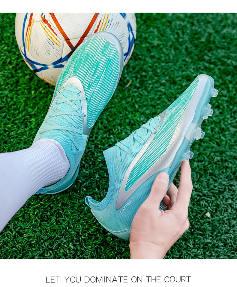 Men's New TF Football Boots Sneakers Professional Society Casual Male Soccer Shoes Futsal High-Quality Football Shoes Training