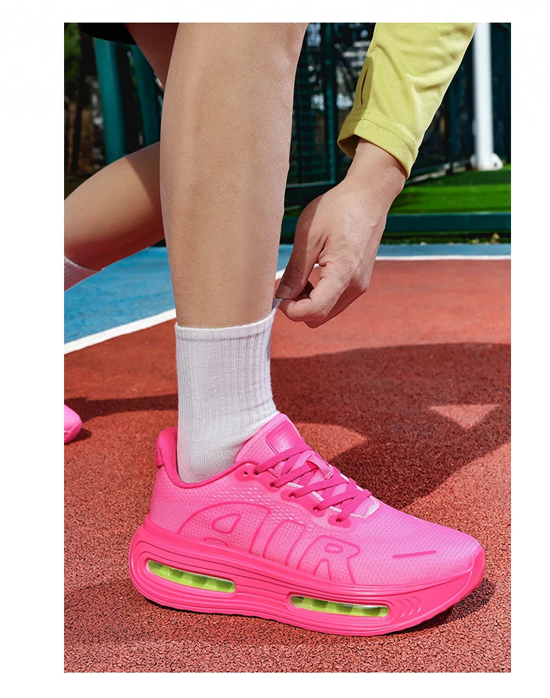 New Men's Sports Running Shoes, Casual Marathon, Breathable Lightweight, Women's Comfortable Athletic Non-Slip Walking Sneakers