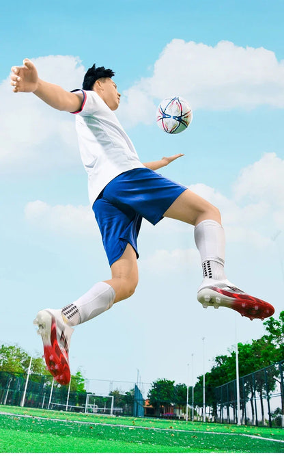 Chaussures de Football originales professionnelles pour hommes, confortables, de haute qualité, bottes de Football rapides pour entraînement, chaussures de Football ultralégères