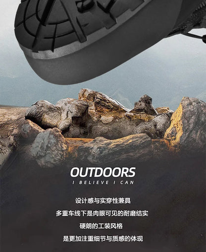 2025 New Mountaineering Shoes Outdoor Hiking Sports Shoes Men's Non Slip Hunting Leisure Walking Shoes Size 37-45