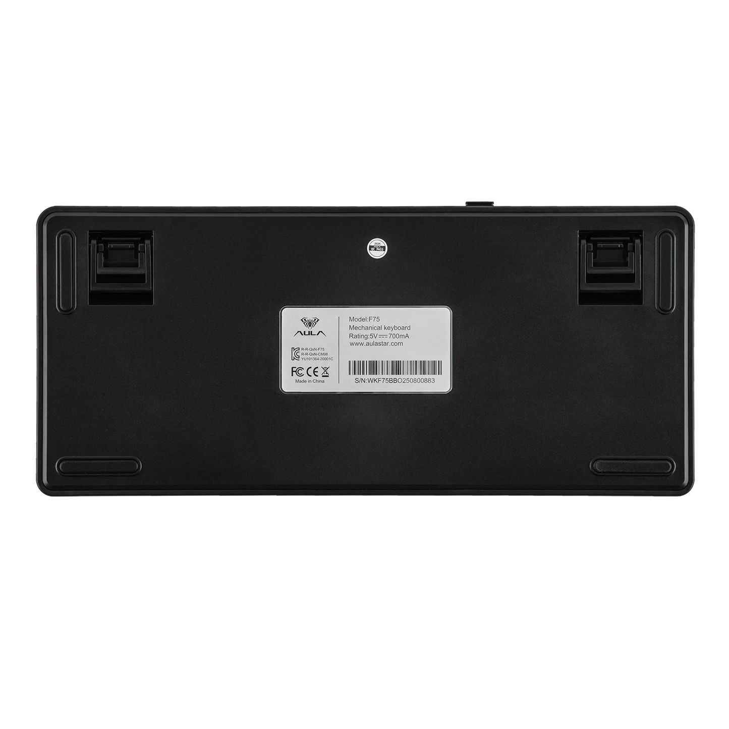 EPOMAKER AULA F75 ISO-ES 75% QWERTY español, teclado mecánico gaming inalámbrico con cable/Bluetooth/2.4GHz, hot-swap, montaje gasket y retroiluminación RGB