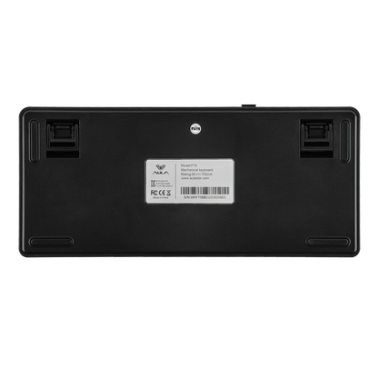 EPOMAKER AULA F75 ISO-ES 75% QWERTY español, teclado mecánico gaming inalámbrico con cable/Bluetooth/2.4GHz, hot-swap, montaje gasket y retroiluminación RGB