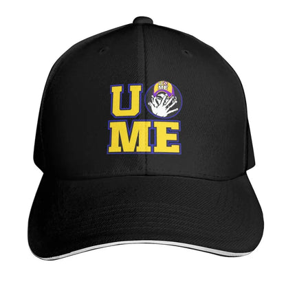 Yellow Wrestling Cena John White Custom Baseball Caps For Mens Unisex Male Beach Sunscreen Hat Snapback Cap