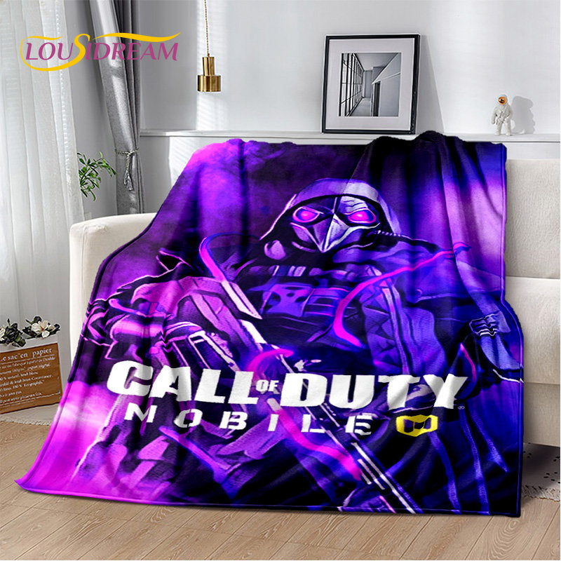 Κουβέρτα 3D COD, απαλή λούτρινη κουβέρτα gamer Call of Duty, φανελένια κουβέρτα ριχτάρι για σαλόνι, υπνοδωμάτιο, κρεβάτια, καναπέ και κάλυμμα γραφείου