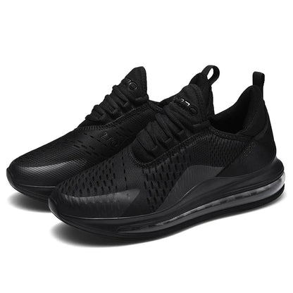 Baskets décontractées à coussin d'air pour hommes, chaussures de sport respirantes en maille absorbant les chocs, antidérapantes, résistantes à l'usure, chaussures de sport d'été