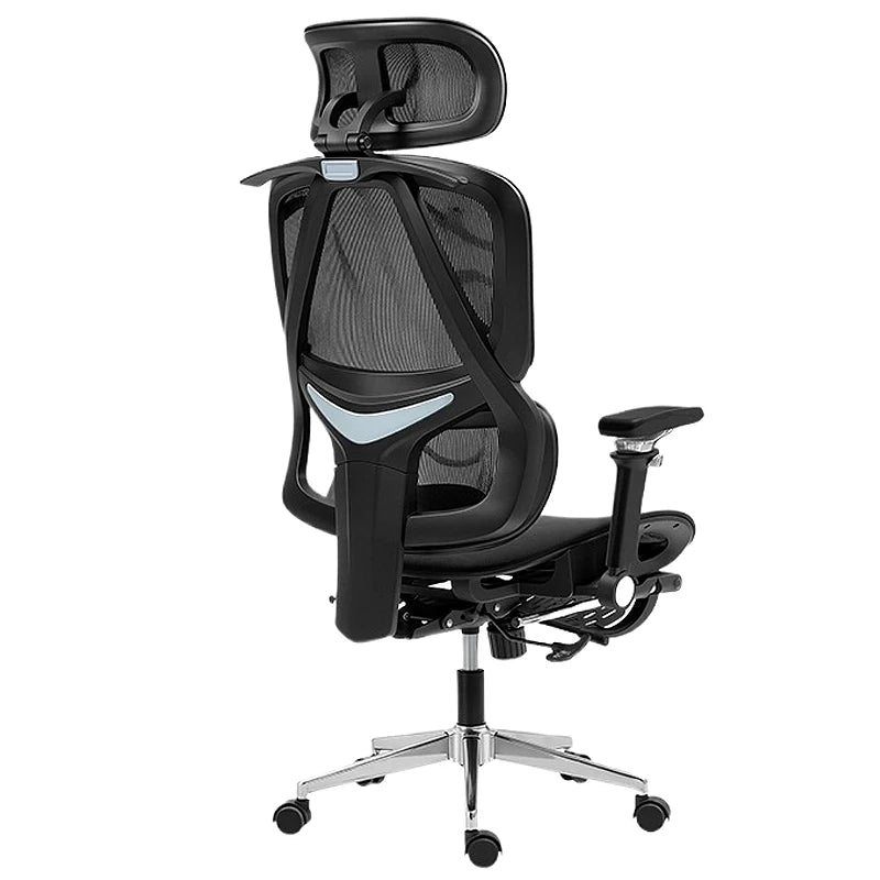 Sedia da gaming ergonomica con poggiatesta 8D, supporto lombare 3D, braccioli 9D, sedia da computer in rete reclinabile a 145° per ufficio e gaming