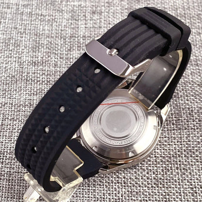 Tandorio Red Blue 40mm PT5000 Japan NH35A Mechanical Automatic Dive Men Watch 20ATM Waterproof Domed Sapphire Screw Crown Reloj