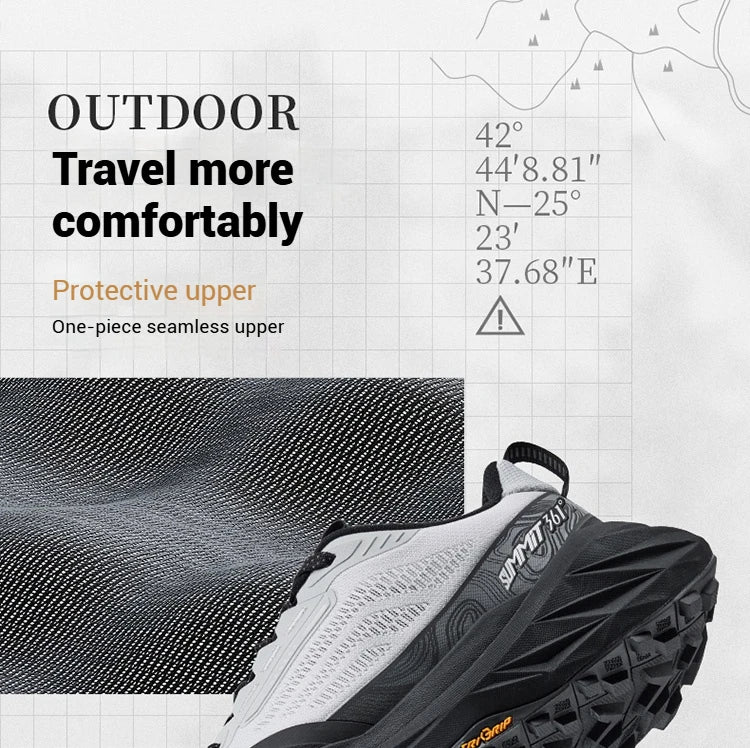361 Degrees Yushan 3.0 Herren-Laufschuhe, Wandern, Dämpfung, flexibel, atmungsaktiv, rutschfest, Outdoor-Jogging, Herren-Sneaker 672532214