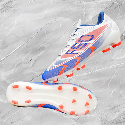 Chaussures de football pour adultes, modèle AG FG, empeigne respirante à séchage rapide, crampons offrant une excellente adhérence, idéales pour les matchs compétitifs et les entraînements d’équipe.