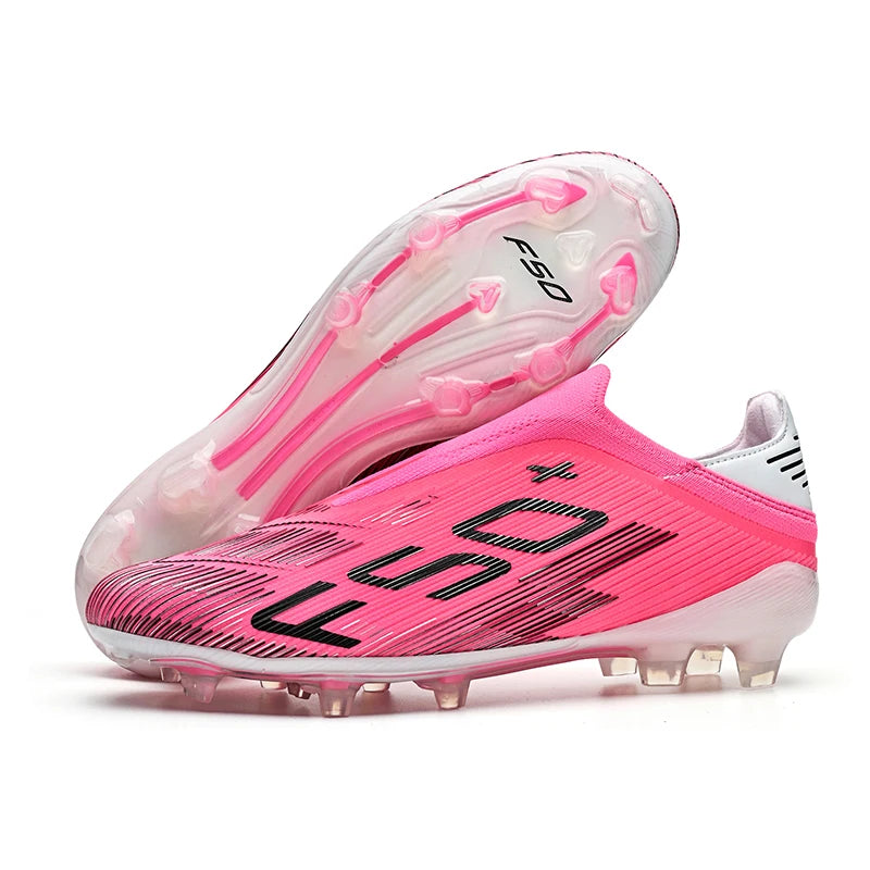 Chaussures de football F50 pour hommes, crampons d'entraînement rapides, chaussures de football antidérapantes pour extérieur, Chuteira Campo 35-45