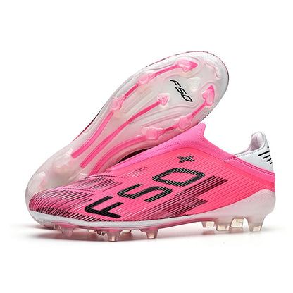 Chaussures de football F50 pour hommes, crampons d'entraînement rapides, chaussures de football antidérapantes pour extérieur, Chuteira Campo 35-45