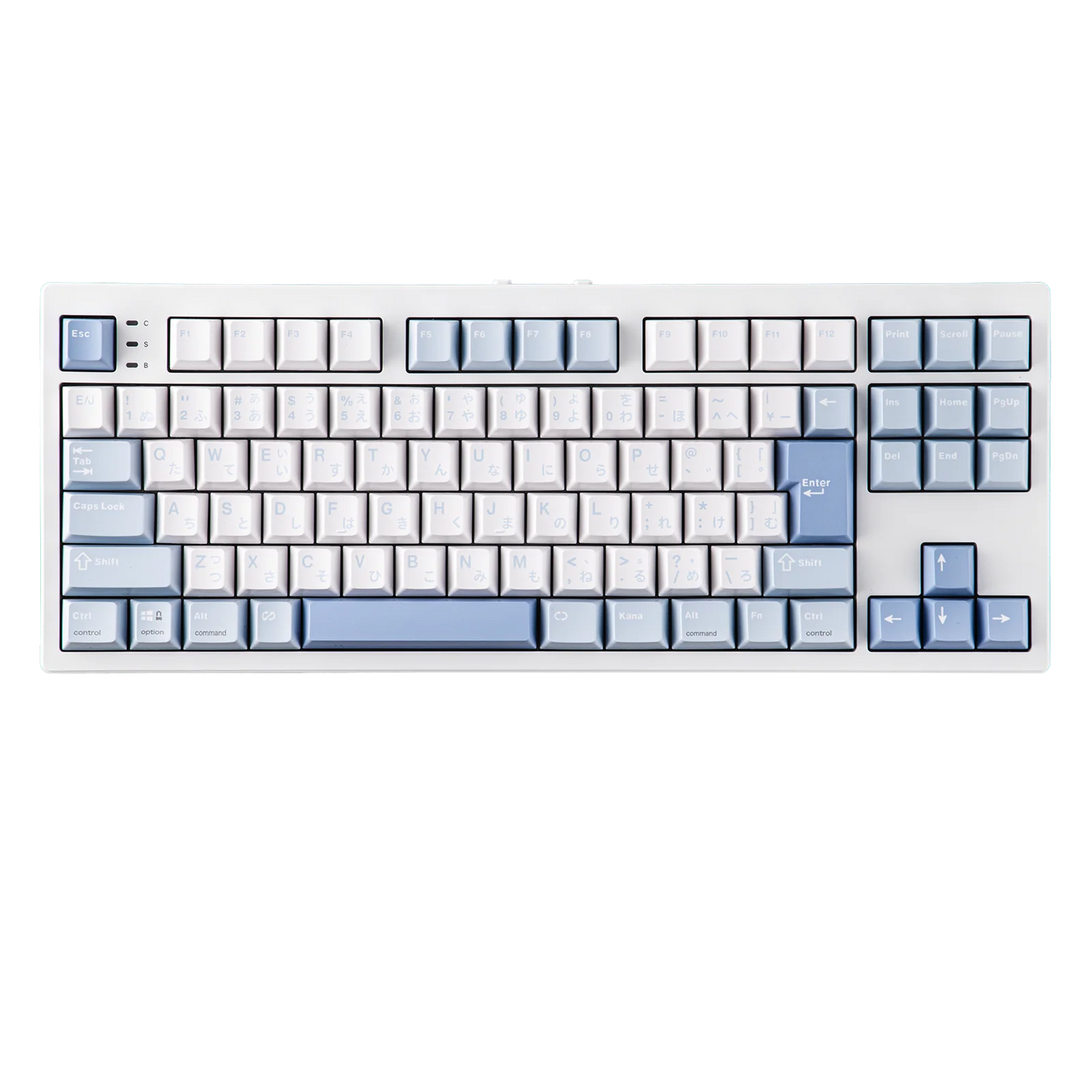 Japanese Version EPOMAKER TH87 JIS Layout TKL Layout Wired/Bluetooth/2.4GHz Wireless Mechanical Keyboard 10000mAh Battery RGB Backlight