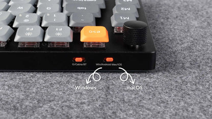 Keychron K15 Max (Alice Layout) QMK Wireless Custom Mechanical Keyboard Low Profile Gateron Switch Double-shot PBT Keycaps
