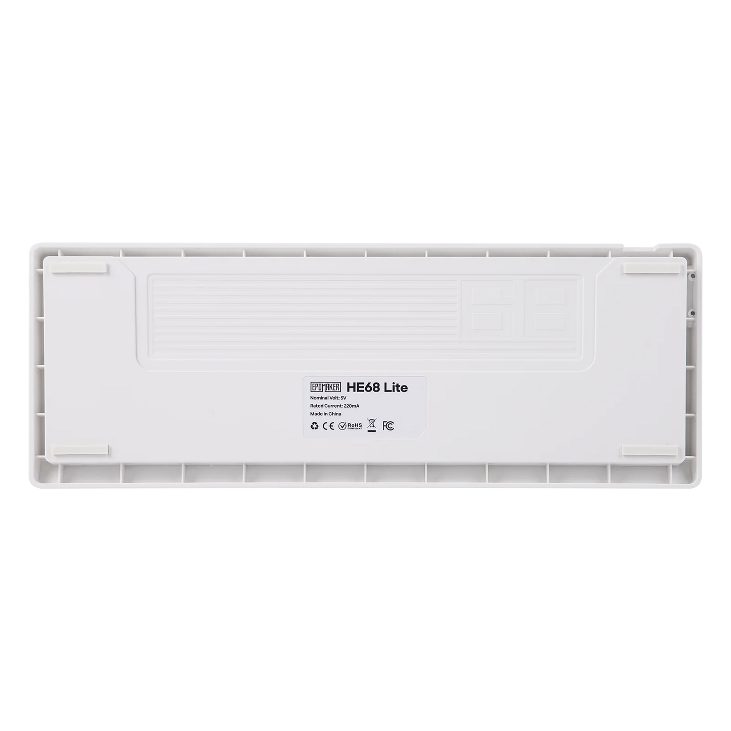 EPOMAKER HE68 Lite 65% ANSI US Layout Tray-Mounted Wired Hall Effect Magnetic Mechanical Keyboard DKS SOCD RGB Backlight
