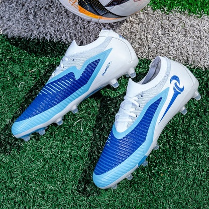 Nouveaux hommes bottes de Football adulte antidérapant Sport de plein air entraînement crampons chaussures de Football garçons longues pointes respirant Match confortable