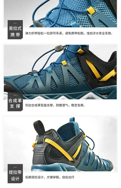 RAX Upstream Aqua Shoes for Men Outdoor Sports Sneakers Male Outdoor Summer Beach Sandals Fishing Shoes Swimming Shoes