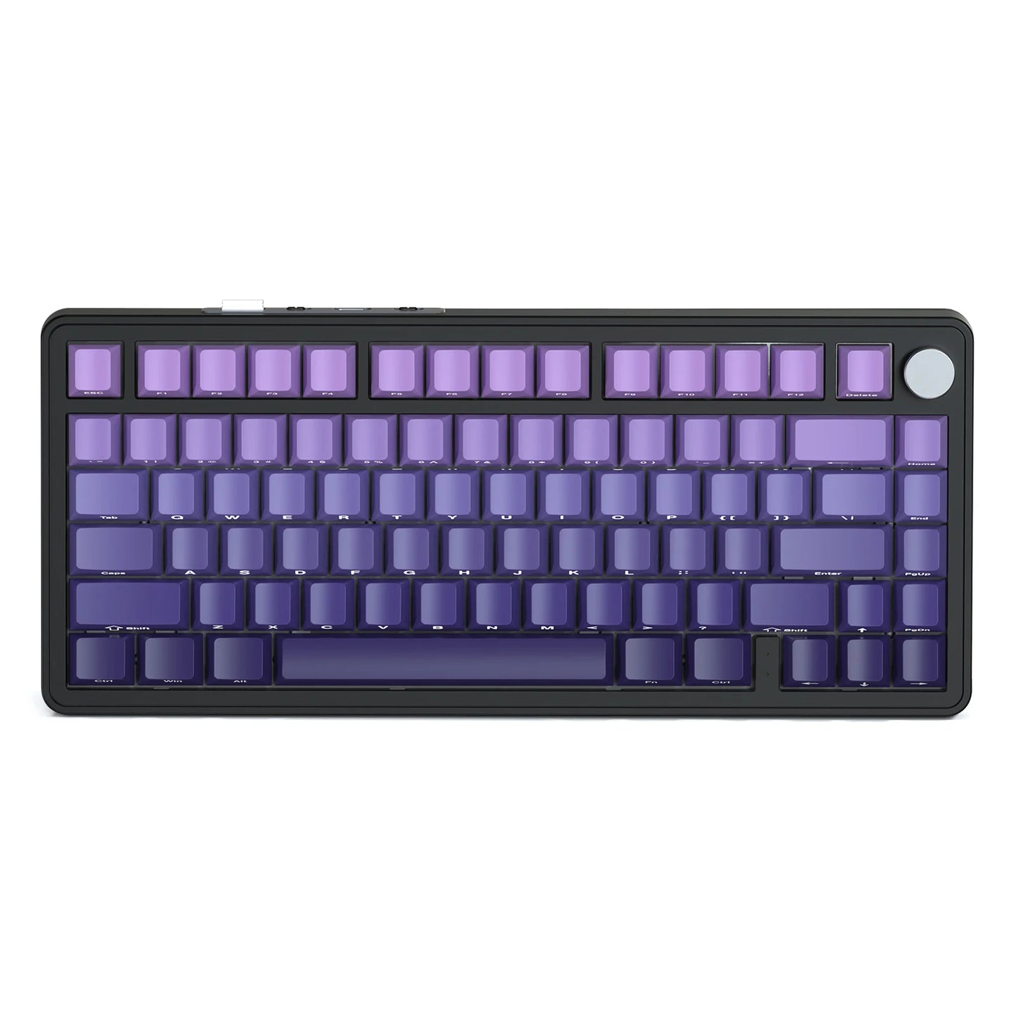 ATTACK SHARK X85 Tri-mode Gasket 75% Mechanical Keyboard with CNC Knob, 5-Layer Padding, Hot Swappable, RGB Backlight, NKRO