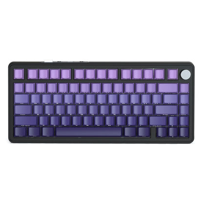ATTACK SHARK X85 Tri-mode Gasket 75% Mechanical Keyboard with CNC Knob, 5-Layer Padding, Hot Swappable, RGB Backlight, NKRO
