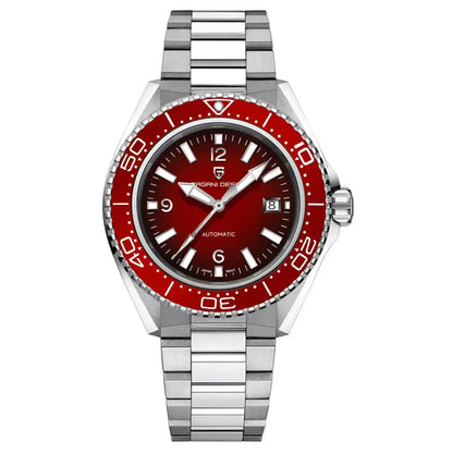 Pagani Design New Men's Mechanical Watch Luxury Sapphire Stainless Steel 100m Waterproof Ceramic bezel Automatic Watch