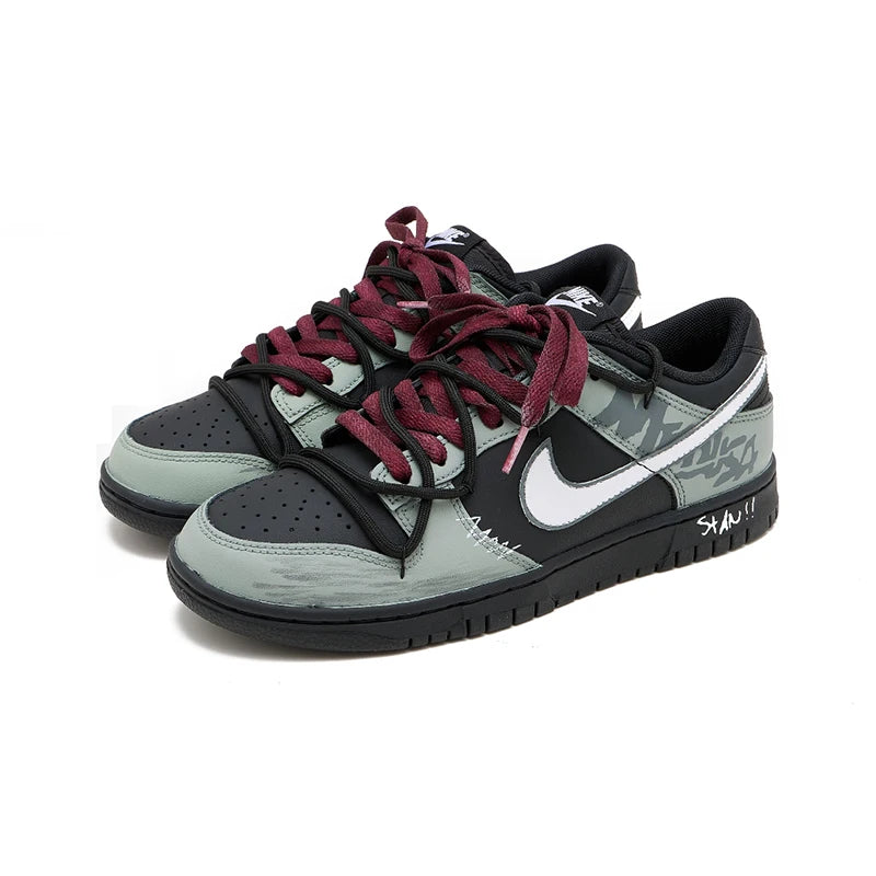 Tenisky na mieru Nike Dunk Night Walker SAML Retro mestské ležérne nízke topánky s tlmením nárazov, priedušné a odolné proti opotrebeniu pre mužov