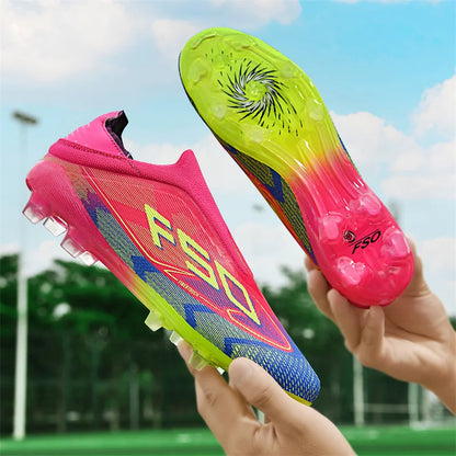 Chaussures de Football pour hommes, bottes de Football ultralégères pour adultes, crampons d'intérieur, antidérapants, Fg sur gazon, confortables, nouvelle collection