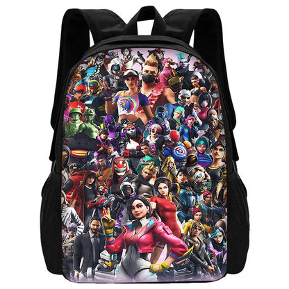Hot Game FortniteS Kids Backpacks Boys and Girls Student Birthday Gift Child School Bags Unisex Camping Durable Rucksack