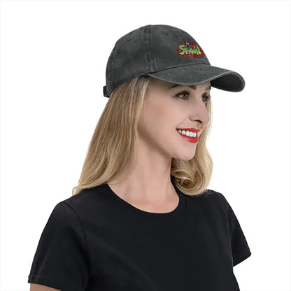 Washed Men's Baseball Cap Spawn-Bat Trucker Snapback Caps Dad Hat Spawn Comic Golf Hats