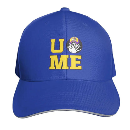 Yellow Wrestling Cena John White Custom Baseball Caps For Mens Unisex Male Beach Sunscreen Hat Snapback Cap