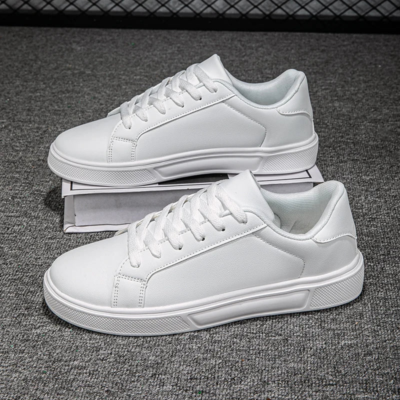 Herrenschuhe aus Kunstleder, Sneaker, trendige Freizeitschuhe, Herrensneaker, vulkanisierte Herrenschuhe, Paarschuhe, Damenschuhe