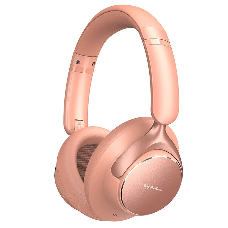 Casque sans fil Bluetooth 5.4 avec ANC, mode basses ULT, autonomie de 50 heures, design pliable pour les voyages et le bureau