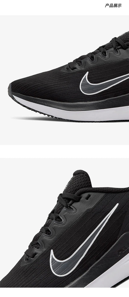 Nike Authentic Air Winflo 9 Women's Lightweight Wear-Resistant Running Shoes DD8686-001