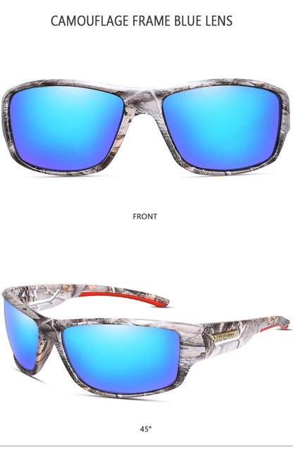 LOISRUBY Camouflage Polarized Cycling Driving Sunglasses Outdoor Tacakle Protection Sports Fishing Running Goggles