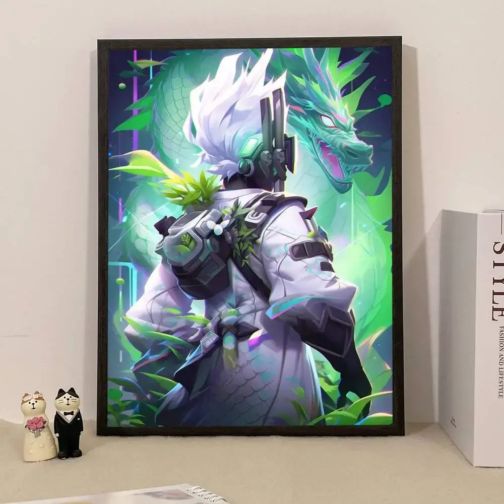 Game F-Fortnite Poster Surprise Home Decoration Picture Wall Art for Study Living Room Decor