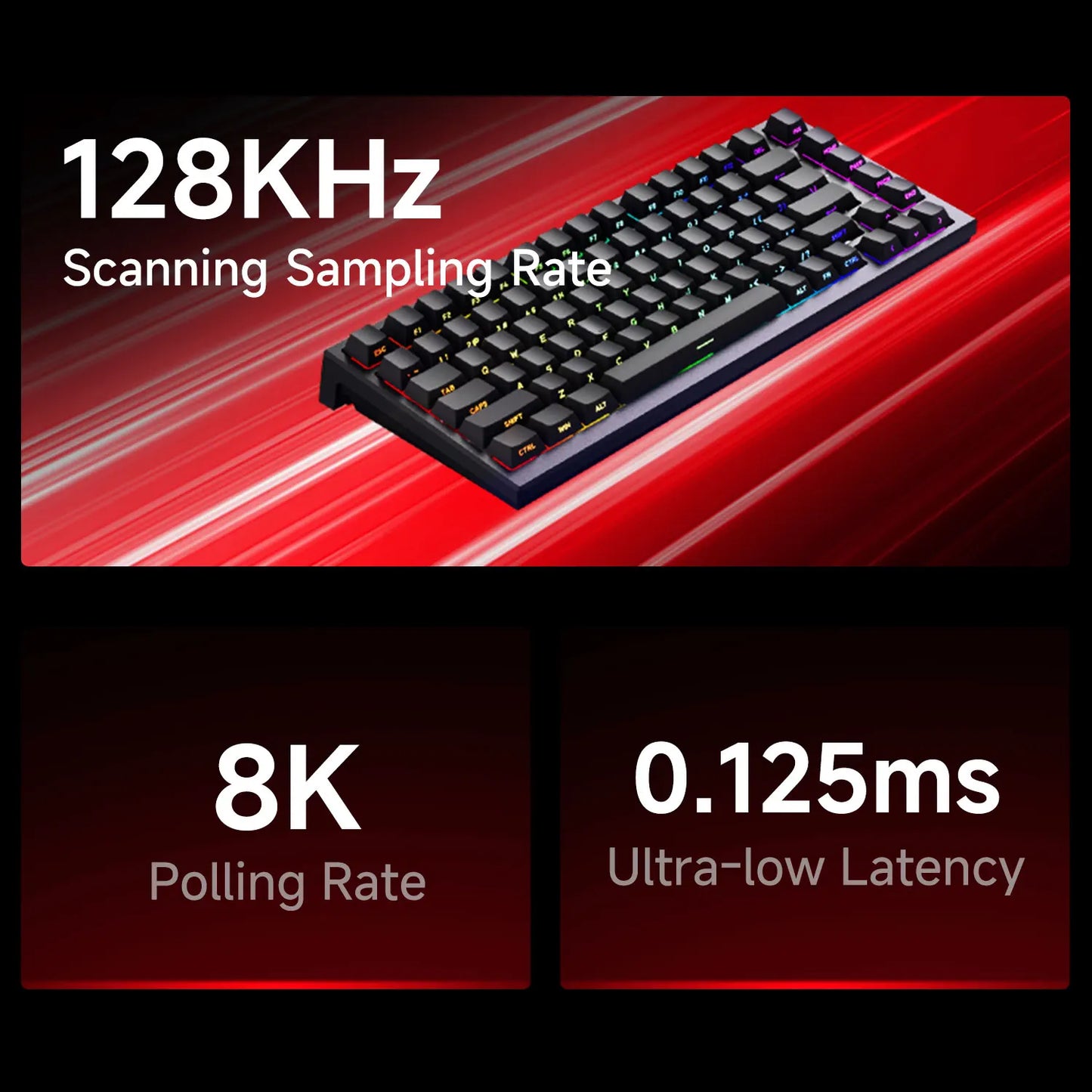 Akko TAC75 HE Magnetic Keyboard 75% Magnetic Switch Rapid Trigger 0.005mm ARGB 8K Polling Rate Wired Gamer Customized Keyboard