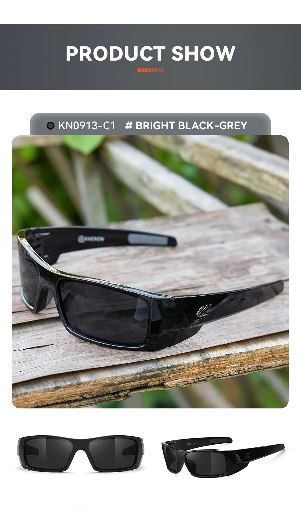 Kaenon Polarized Sport Sunglasses For Men And Women Ideal for Driving Fishing Cycling and Running UV Protection Glasses With Box