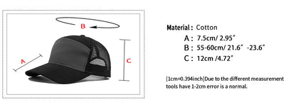 Letní 7panelová baseballová čepice, módní hiphopové síťované čepice, pánské truckerské čepice, kšiltovky, hardtop, snapback, dámské, unisex, cool, nová značka