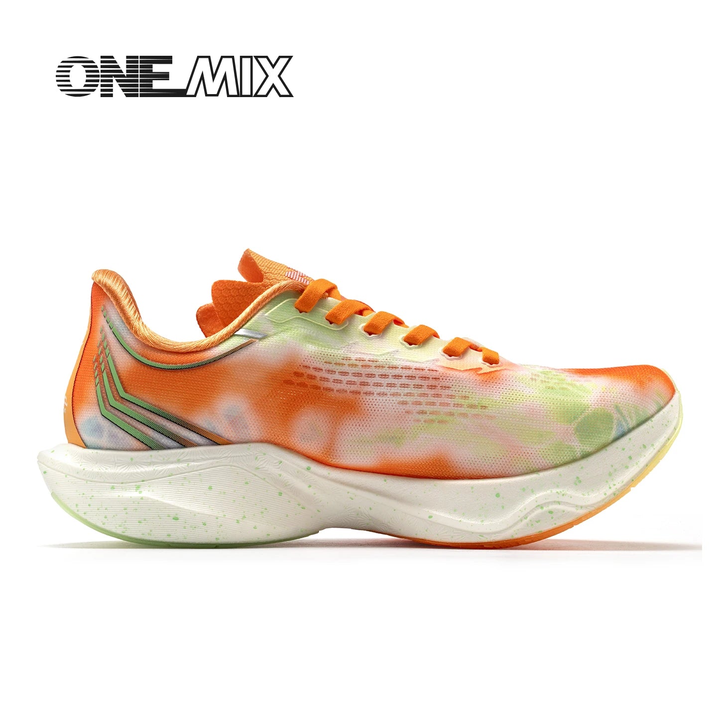 ONEMIX Nylon Carbon Board Marathon Running Racing Shoes, Professional Stable Support, Shock Relief, Ultra-light Rebound Sneakers
